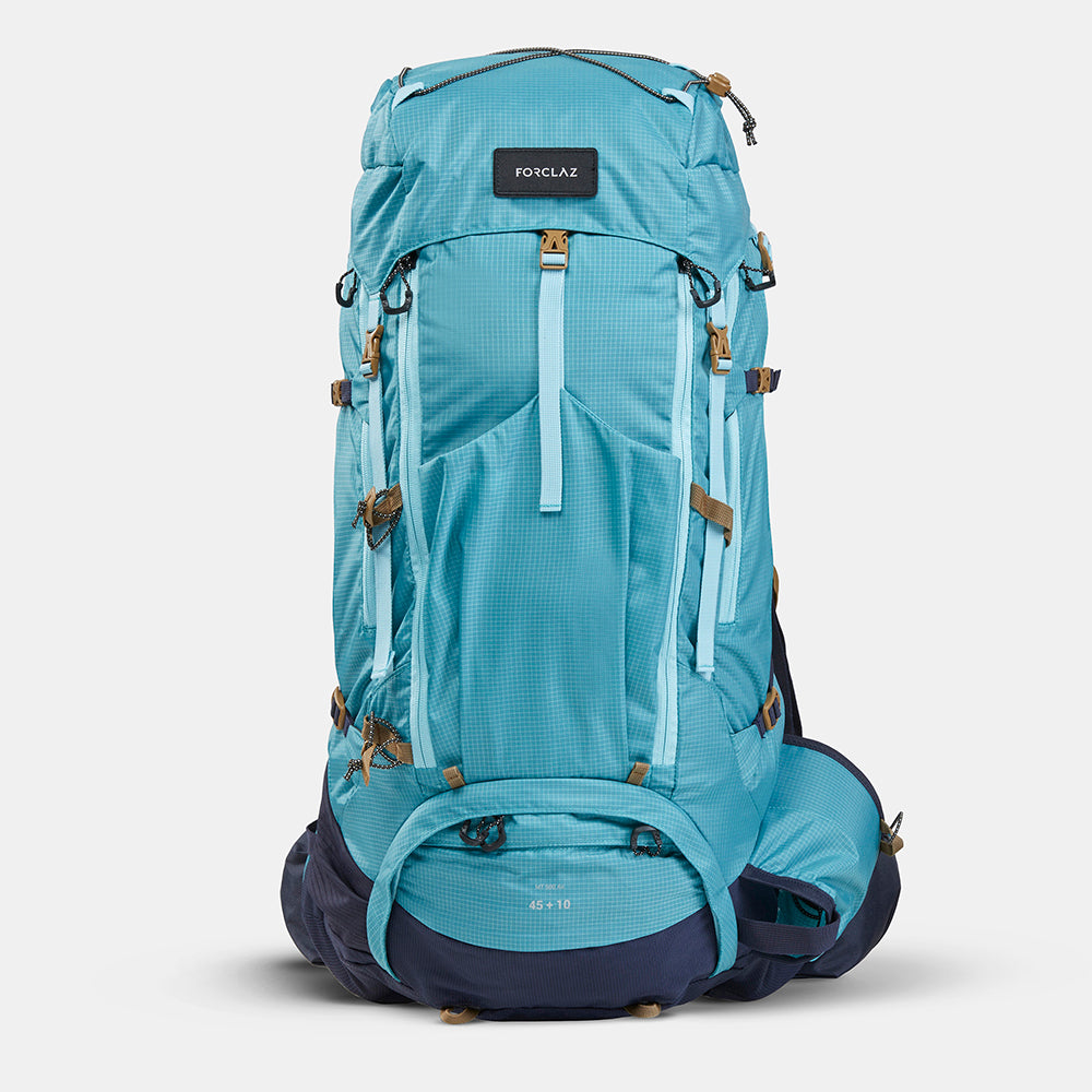 Forclaz Womens MT500 45+10Ltr Air Back Pack Grey Blue Forclaz Womens MT500 45+10Ltr Air Back Pack Grey Blue