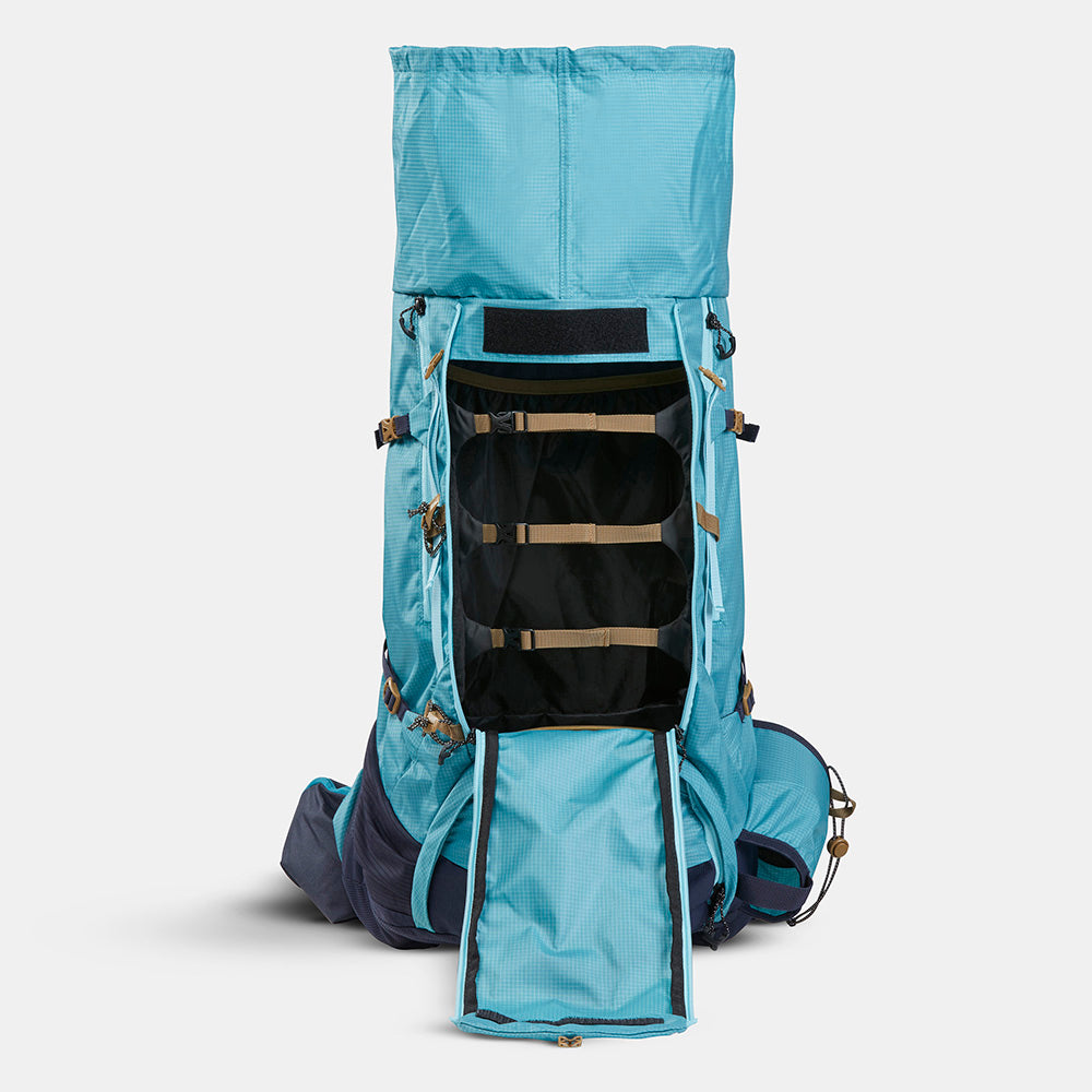 Forclaz Womens MT500 45+10Ltr Air Back Pack Grey Blue Forclaz Womens MT500 45+10Ltr Air Back Pack Grey Blue