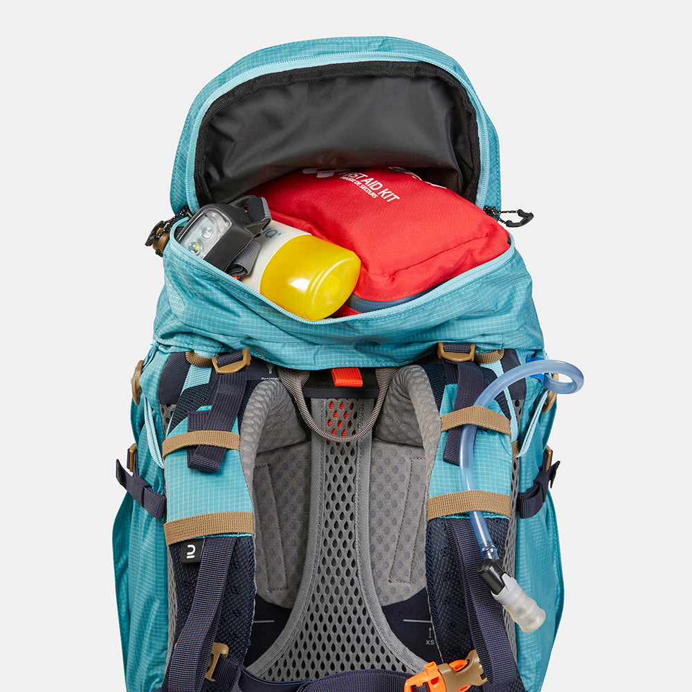 Forclaz Womens MT500 45+10Ltr Air Back Pack Grey Blue Forclaz Womens MT500 45+10Ltr Air Back Pack Grey Blue