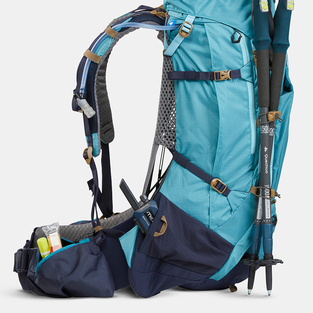 Forclaz Womens MT500 45+10Ltr Air Back Pack Grey Blue Forclaz Womens MT500 45+10Ltr Air Back Pack Grey Blue