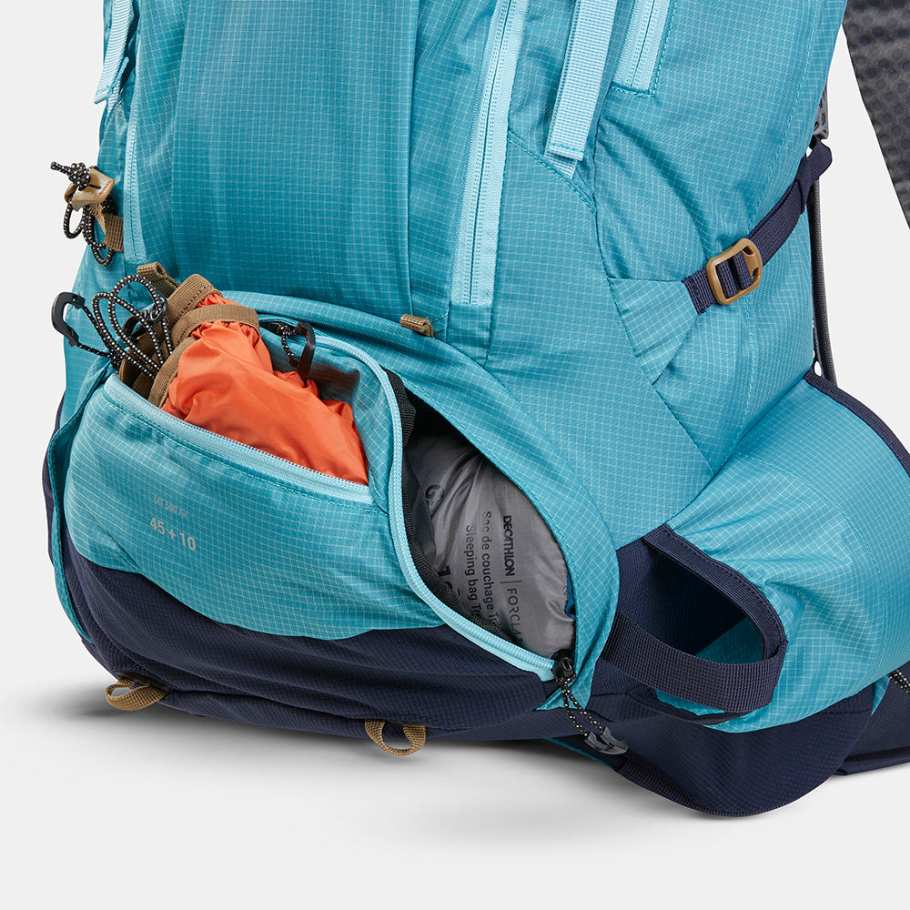 Forclaz Womens MT500 45+10Ltr Air Back Pack Grey Blue Forclaz Womens MT500 45+10Ltr Air Back Pack Grey Blue