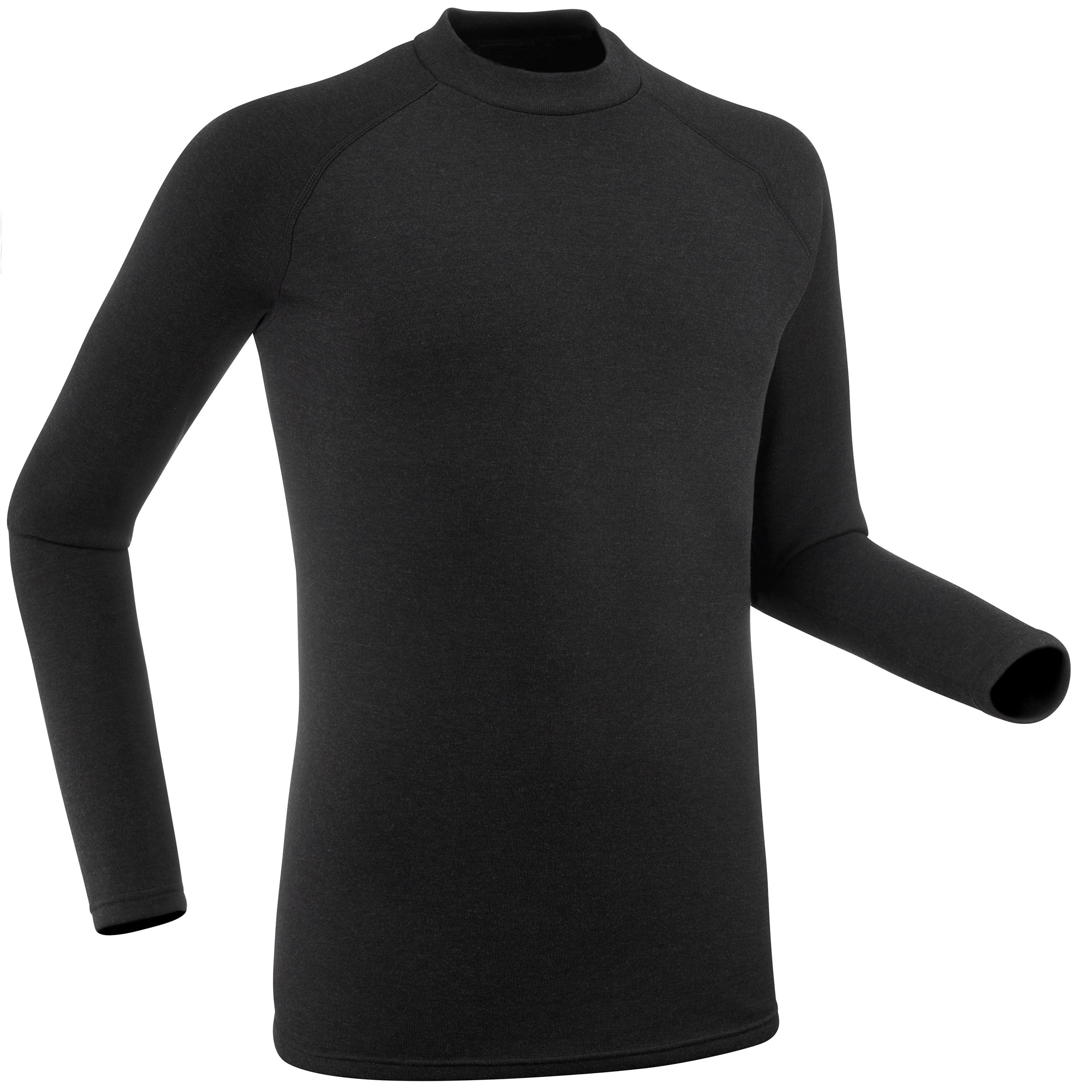 Decathlon  Men's Ski Base Layer Top - BL 100 - Black Decathlon  Men's Ski Base Layer Top - BL 100 - Black