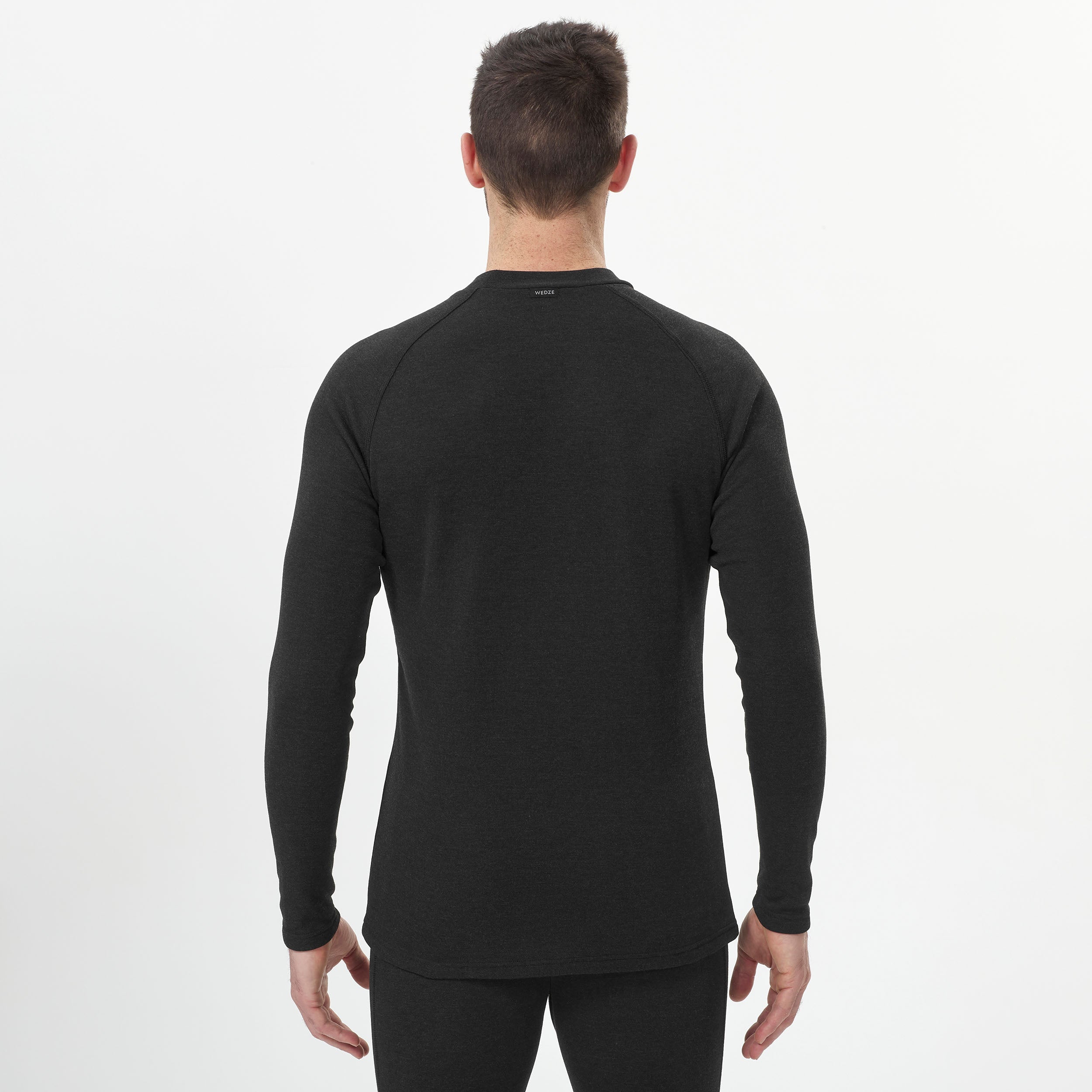 Decathlon  Men's Ski Base Layer Top - BL 100 - Black Decathlon  Men's Ski Base Layer Top - BL 100 - Black