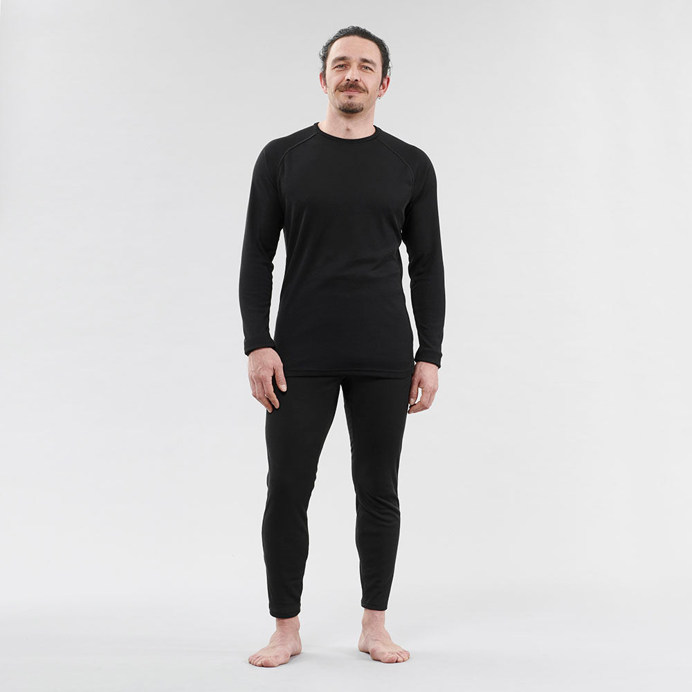 Decathlon  Men's Ski Base Layer Top - BL 100 - Black Decathlon  Men's Ski Base Layer Top - BL 100 - Black