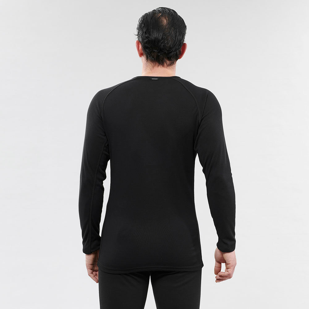 Decathlon  Men's Ski Base Layer Top - BL 100 - Black Decathlon  Men's Ski Base Layer Top - BL 100 - Black