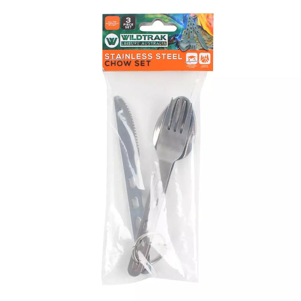 WildTrak 3PC Chow set Stainless Steel