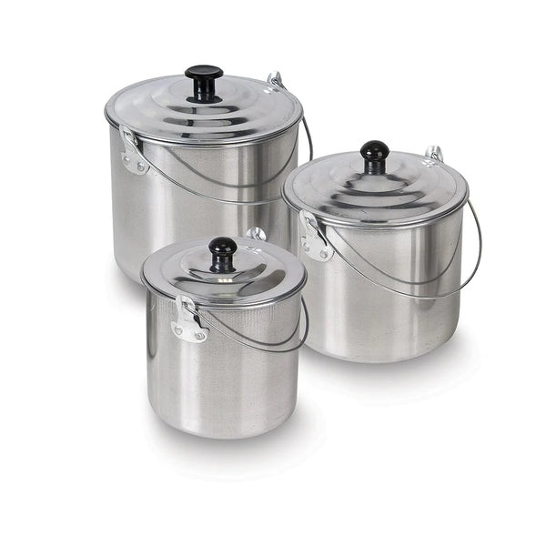 WildTrak Aluminium Billy Can Set 3PCE