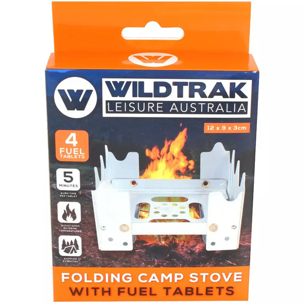 WildTrak Folding Camp Stove 12x9x3CM