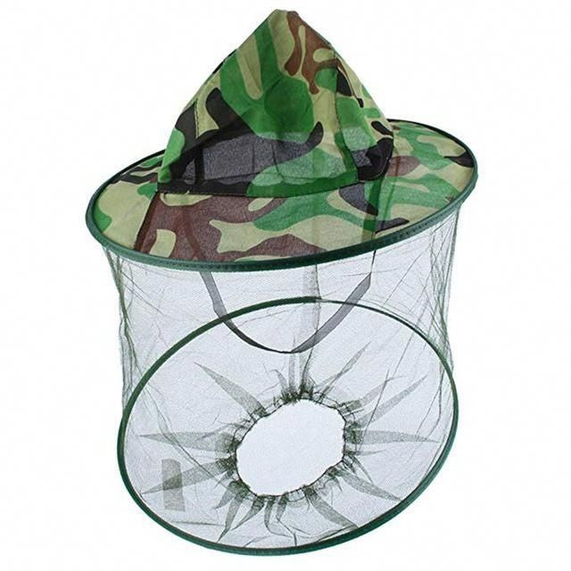 WildTrak Mosquito Net with Wide Brim Hat Camo