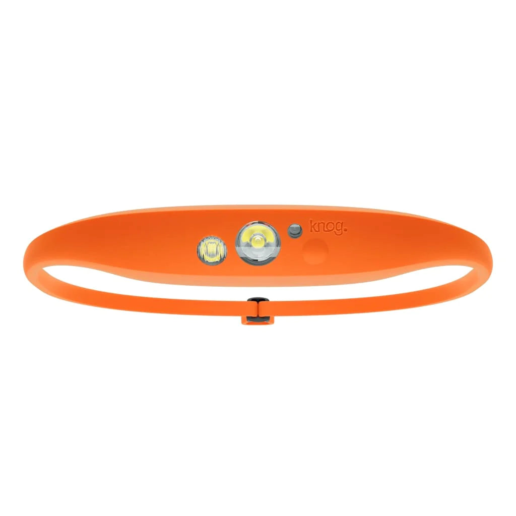 KNOG Quokka 150 Lumen Rechargable Headlamp Rescue Orange