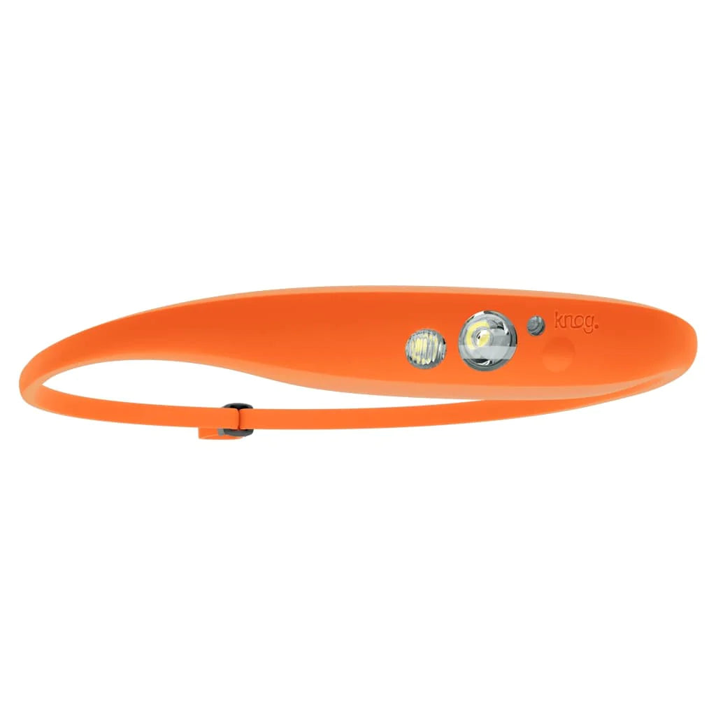 KNOG Quokka 150 Lumen Rechargable Headlamp Rescue Orange