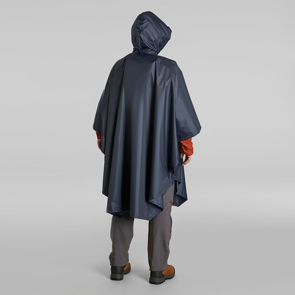 Forclaz Trek 100 Hiking Waterproof Poncho Blue – Camp Buddy