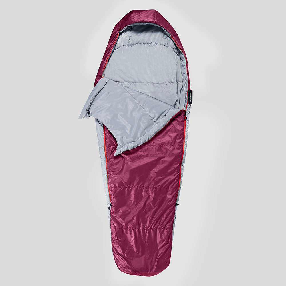 forclaz mt500 schlafsack test Forclaz MT500 Sleeping Bag 5 Degrees Claret – Camp Buddy